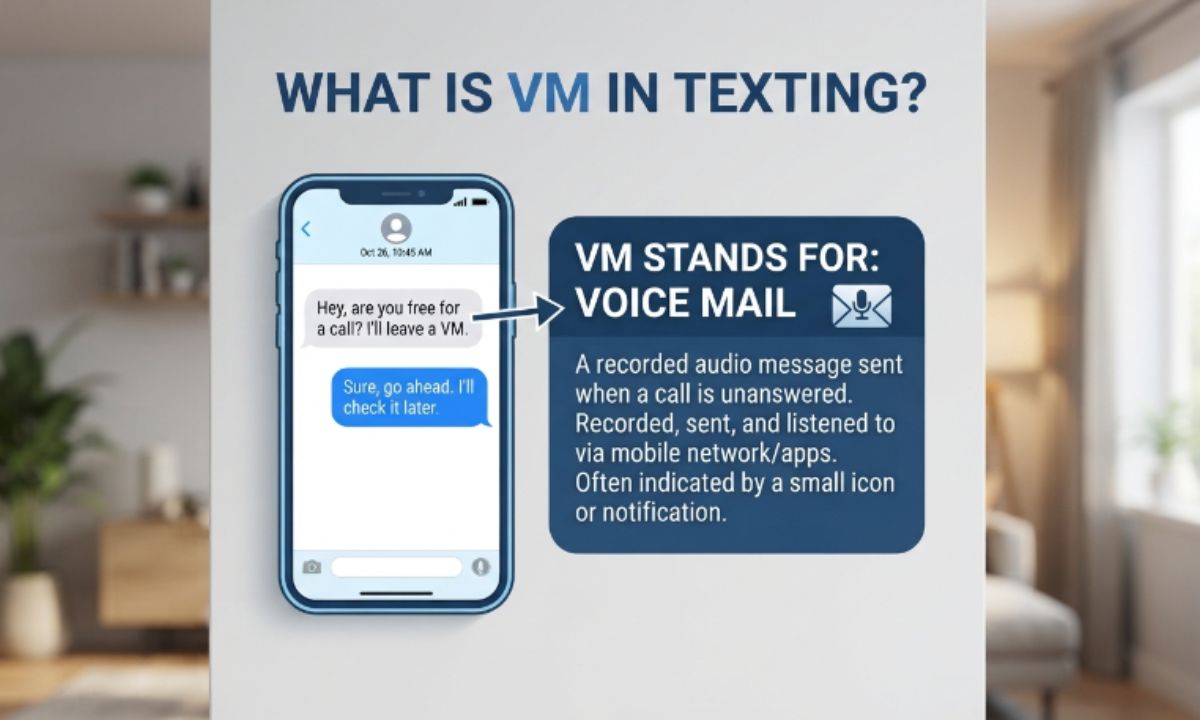 What Is VM in Texting? 🤔 Simple Meaning, Examples & Common Uses (2026)