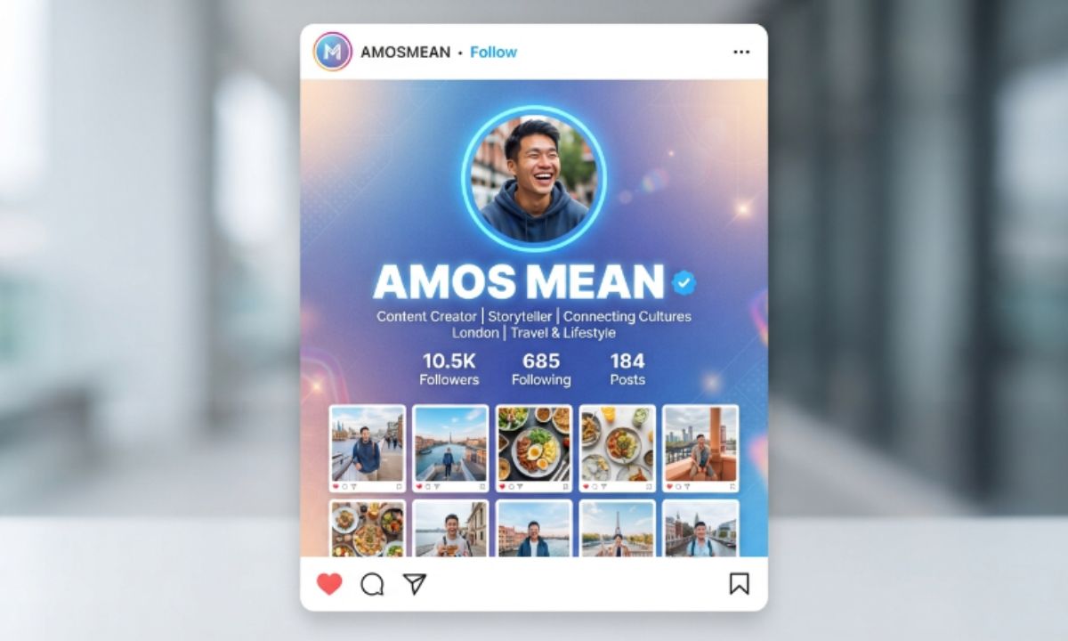 AMOS Mean on Instagram