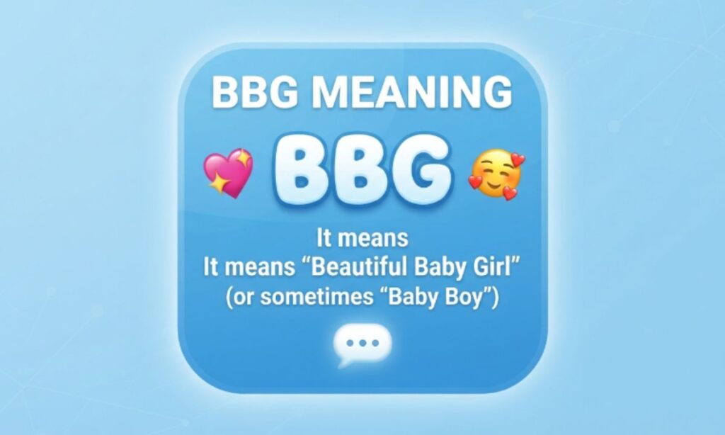 BBG Meaning in Text