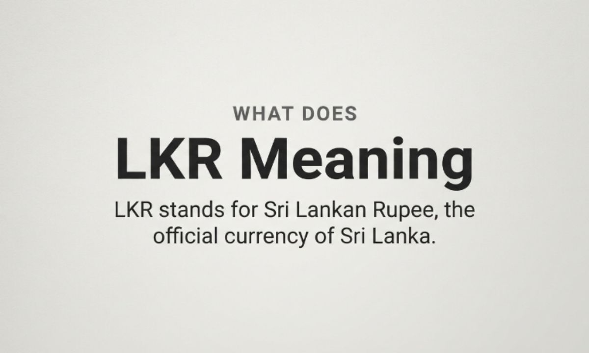 LKR Meaning in Text