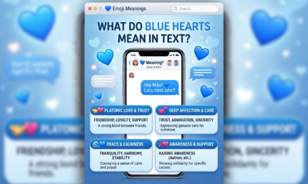 Blue Hearts Mean in Text