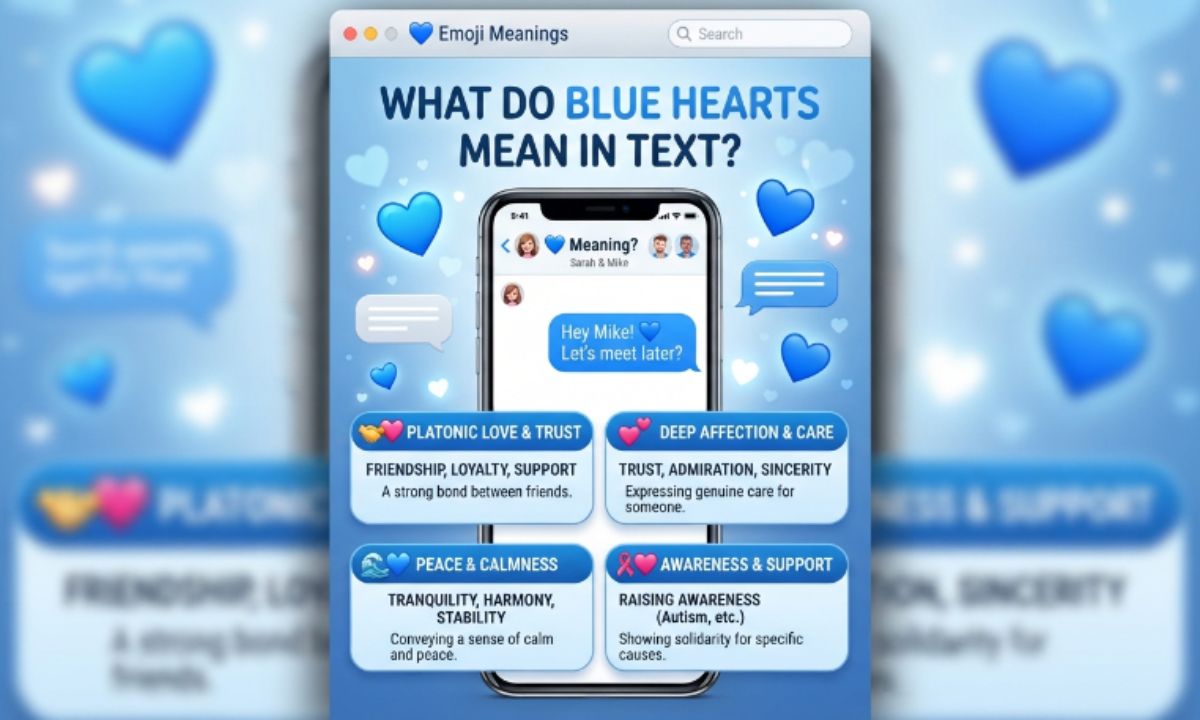 Blue Hearts Mean in Text