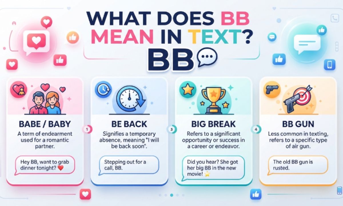 What Does BB Mean in Text