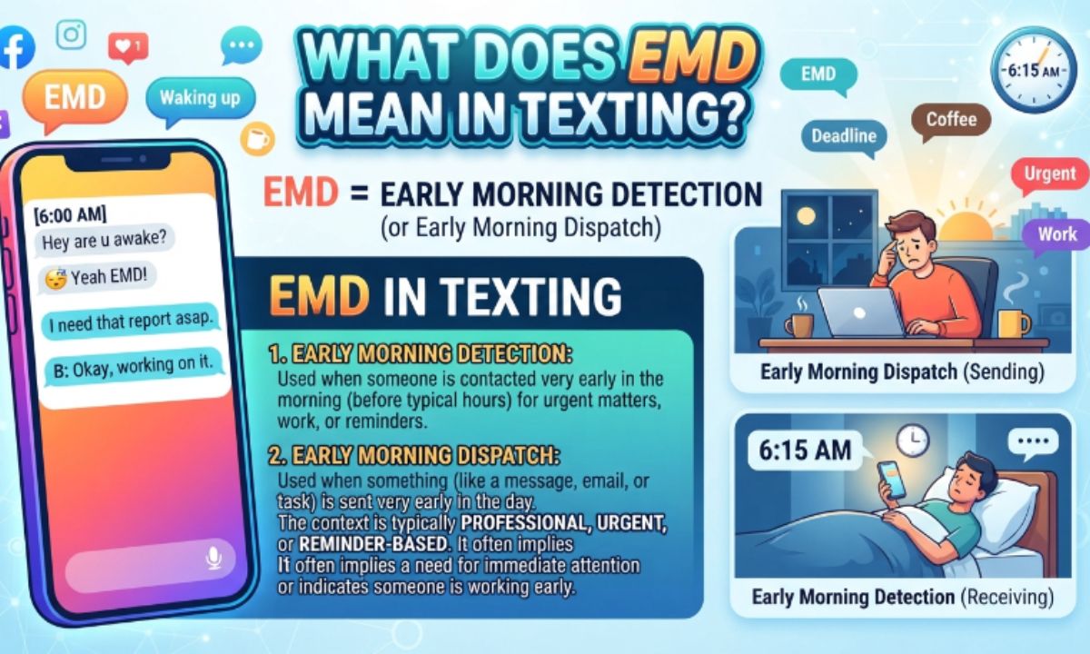 What Does EMD Mean in Texting