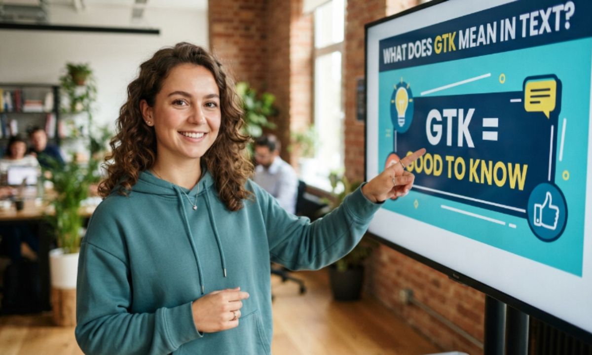 What Does GTK Mean in Text?