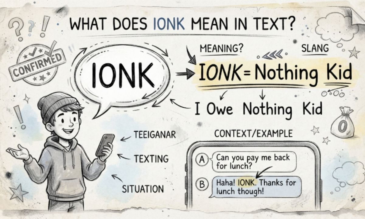 What Does IONK Mean in Text
