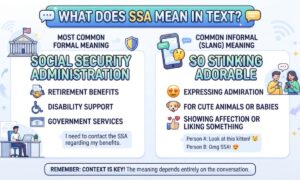 What Does SSA Mean in Text?