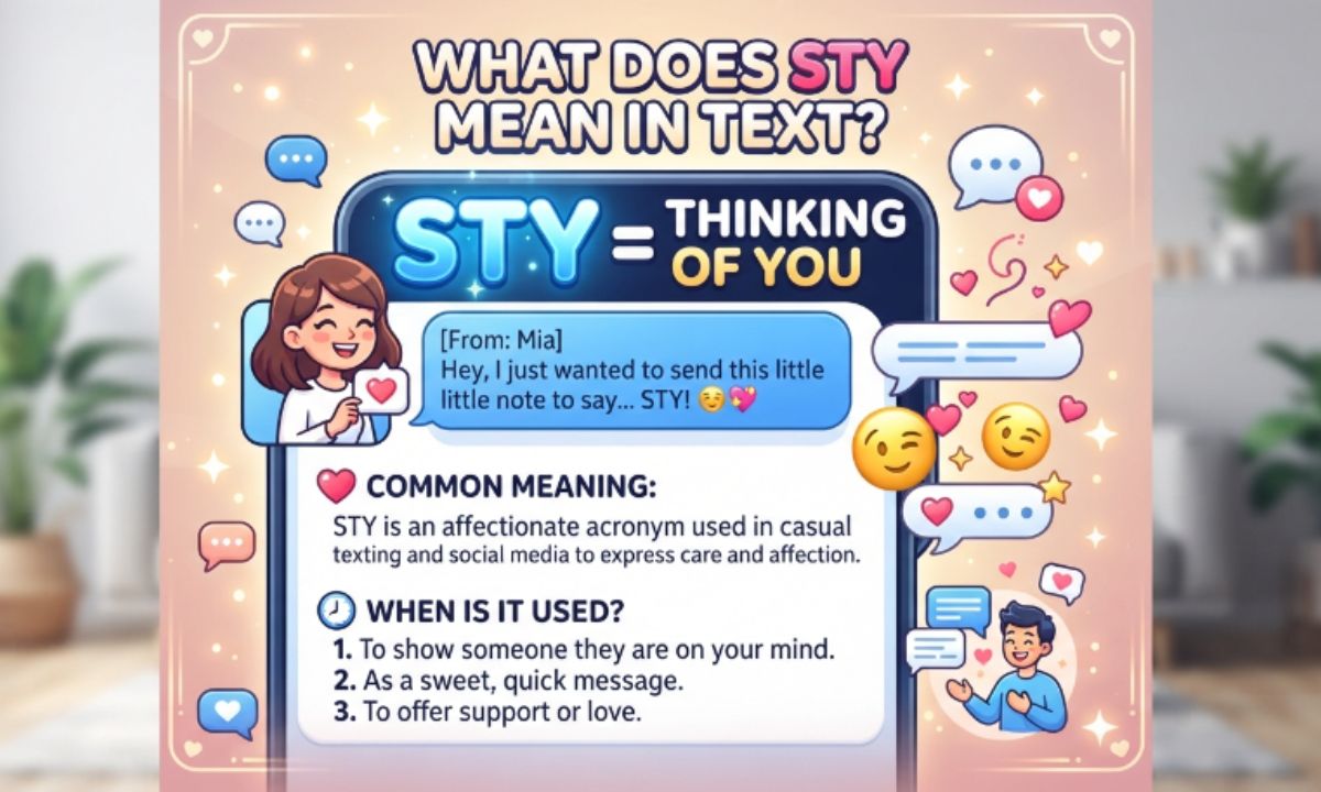 What Does STY Mean in Text
