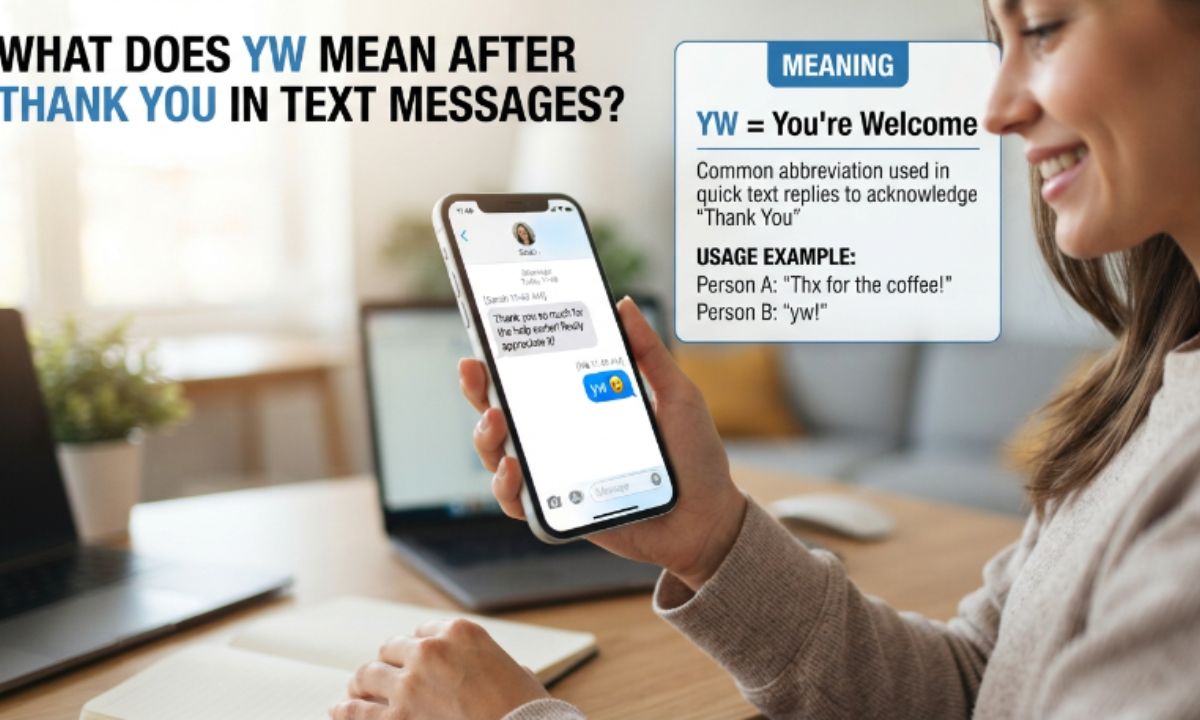 What Does YW Mean After Thank You in Text Messages