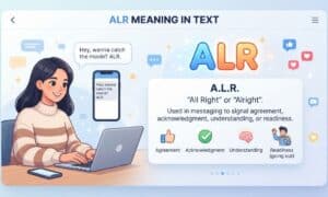 ALR Meaning in Text