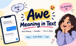 Awe Mean in Text