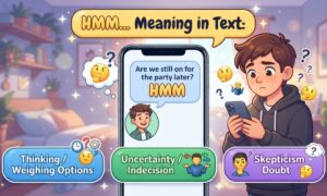 Hmm Meaning in Text