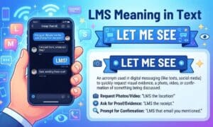 LMS Meaning in Text