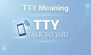 TTY Meaning in Text
