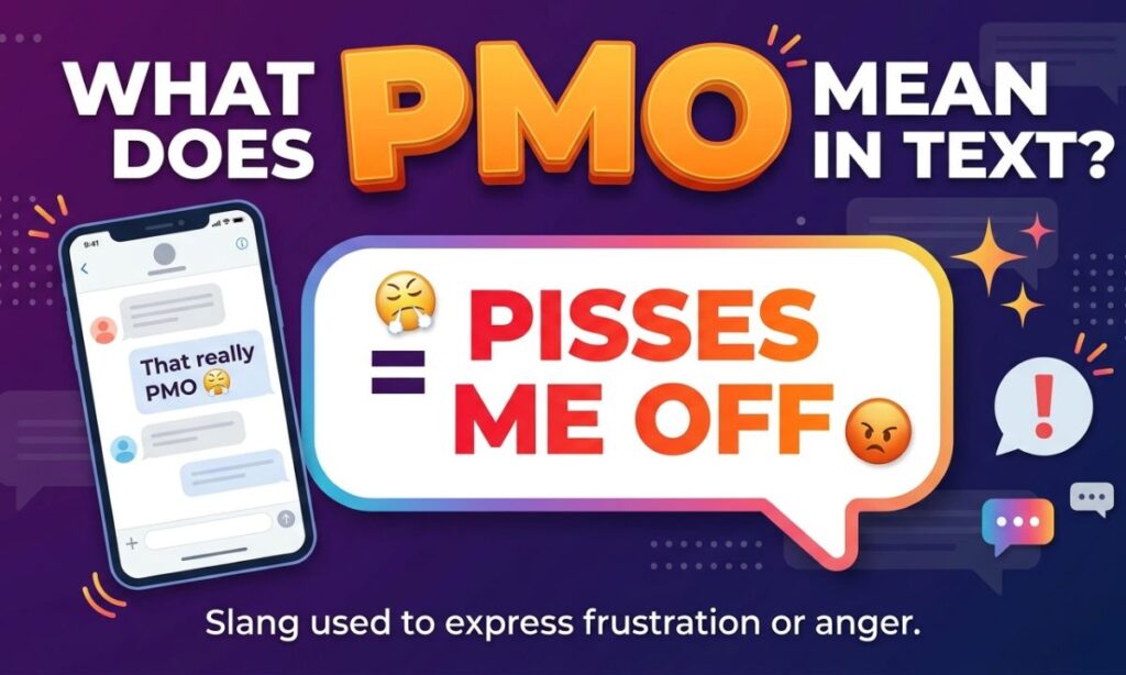 What Does PMO Mean in Text