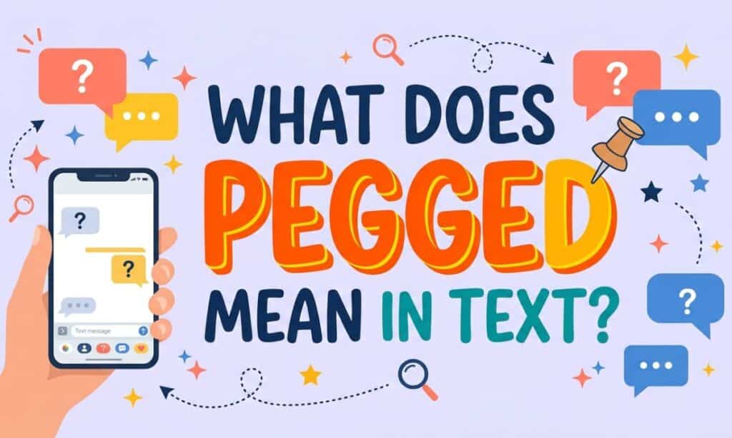 What Does Pegged Mean in Text?